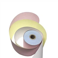 Rouleau de papier autocopiant couleur
